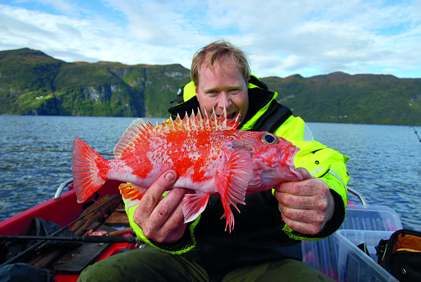 Han har tatt 34000 fisk på stang de siste 27 årene!